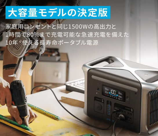 Anker 757 Portable Power Stationイメージ2